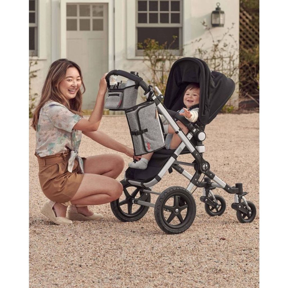 Skip Hop Diaper Clutch Organizer in Black and White - Picture 8 of 9